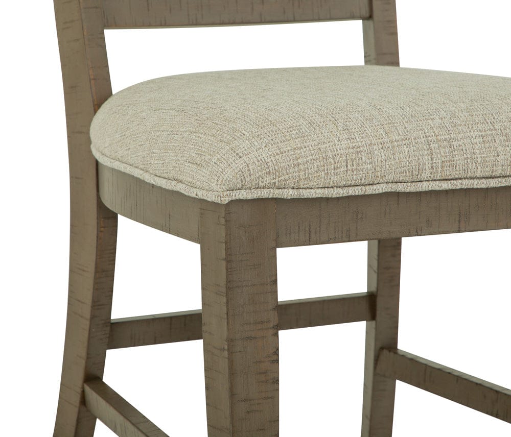 Henry & Mason  -  Delmere Point Dovetail Grey Step Upholstered Side Chair (Set of 2)  - AFA01158 view 6