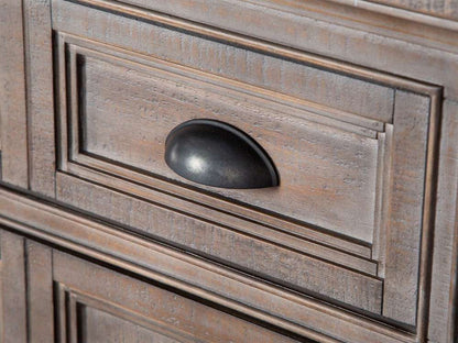 Henry & Mason - Delmere Point Lift Top Storage Cocktail Table with Casters in Dovetail Grey - AFA00697 view 5
