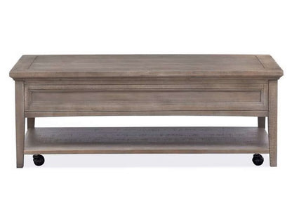 Henry & Mason - Delmere Point Rectangular Cocktail Table with Casters in Dovetail Grey - AFA00703 view 5