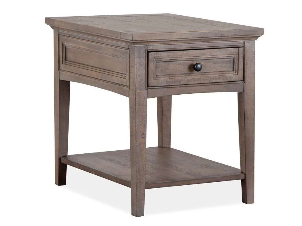 Henry & Mason - Delmere Point Rectangular End Table in Dovetail Grey - AFA00707 view 1