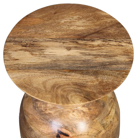 Henry & Mason - Demi Natural Mango Wood Side Table - DV7014 veiw 2