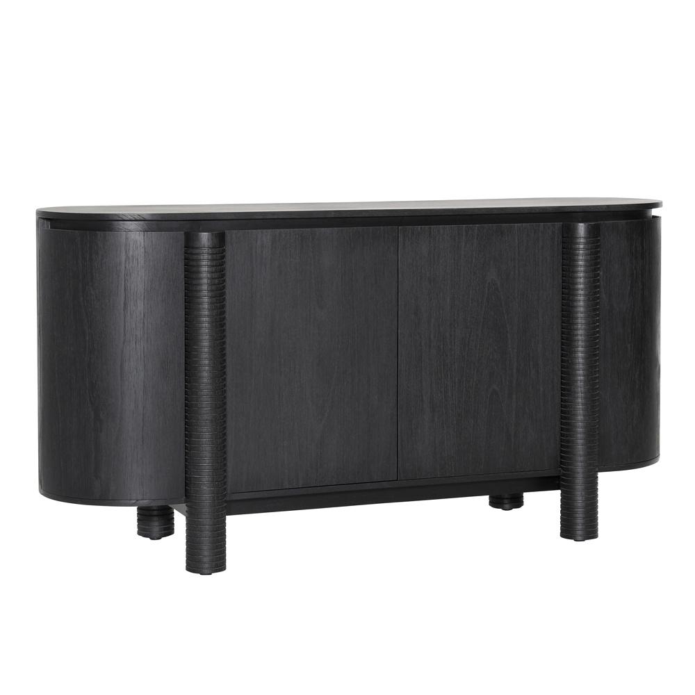 Henry & Mason - Dignato 63in Black Mindi Wood Sideboard - DV7125 veiw 1