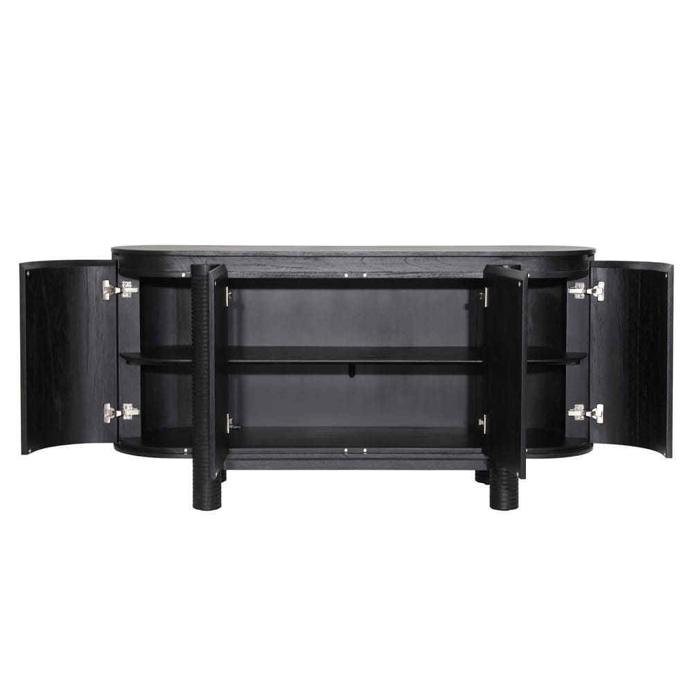 Henry & Mason - Dignato 63in Black Mindi Wood Sideboard - DV7125 veiw 5