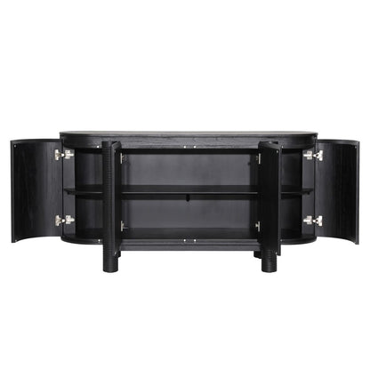 Henry & Mason - Dignato 63in Black Mindi Wood Sideboard - DV7125 veiw 5