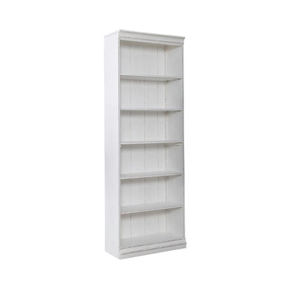 Henry & Mason - Dogwood Estate 84 Inch Bookcase (RTA) in Antique White & Weathered Bark - AFA02088 view 1