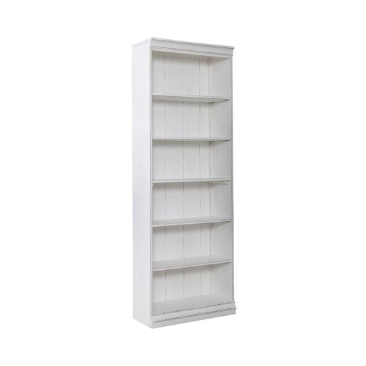 Henry & Mason - Dogwood Estate 84 Inch Bookcase (RTA) in Antique White & Weathered Bark - AFA02088 view 1