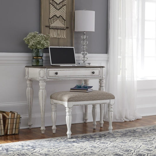 Henry & Mason - Dogwood Estate Accent Desk in Antique White & Weathered Bark - AFA01943 view 1