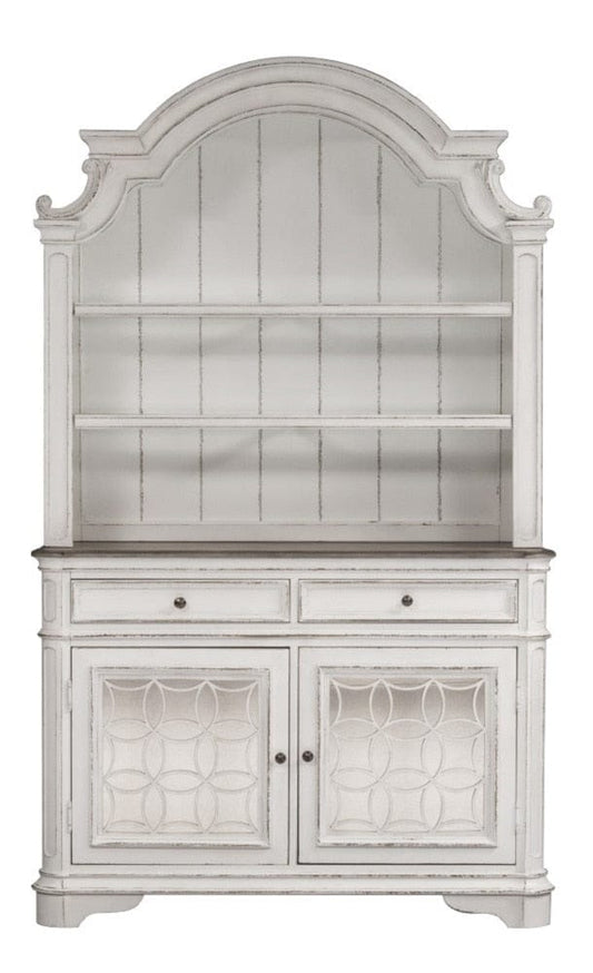 Henry & Mason - Dogwood Estate Hutch & Buffet in Antique White & Weathered Bark - AFA02059 view 1