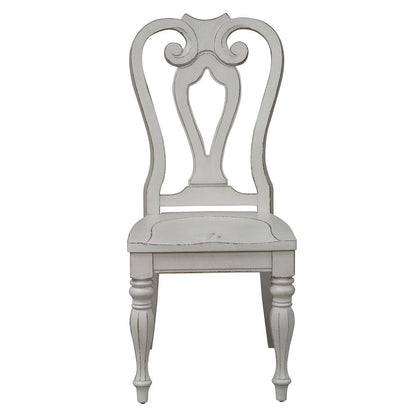 Henry & Mason - Dogwood Estate Opt 5 Piece Rectangular Table Set in Antique White & Weathered Bark - AFA02062 view 6