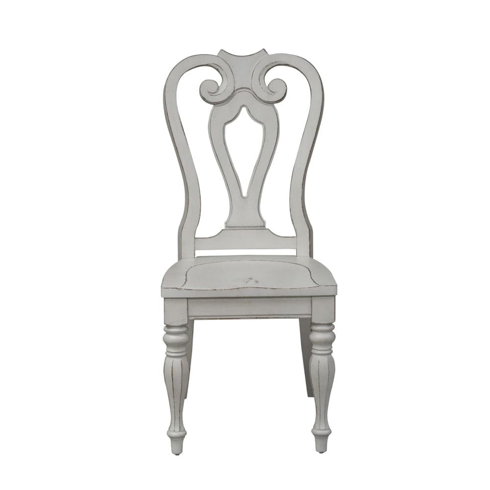 Henry & Mason - Dogwood Estate Opt 7 Piece Rectangular Table Set in Antique White & Weathered Bark - AFA02064 view 6