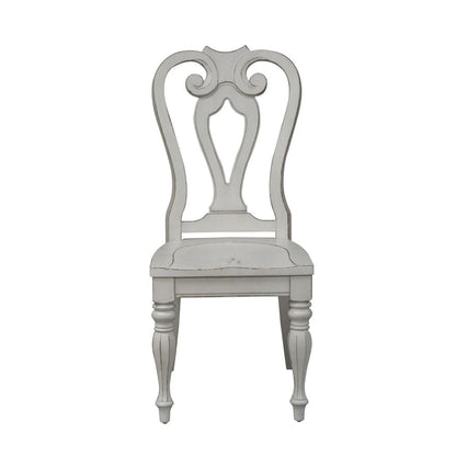 Henry & Mason - Dogwood Estate Opt 7 Piece Rectangular Table Set in Antique White & Weathered Bark - AFA02064 view 6