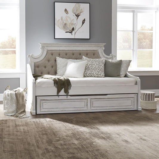 Henry & Mason - Dogwood Estate Twin Daybed with Trundle in Antique White - AFA02051 view 1
