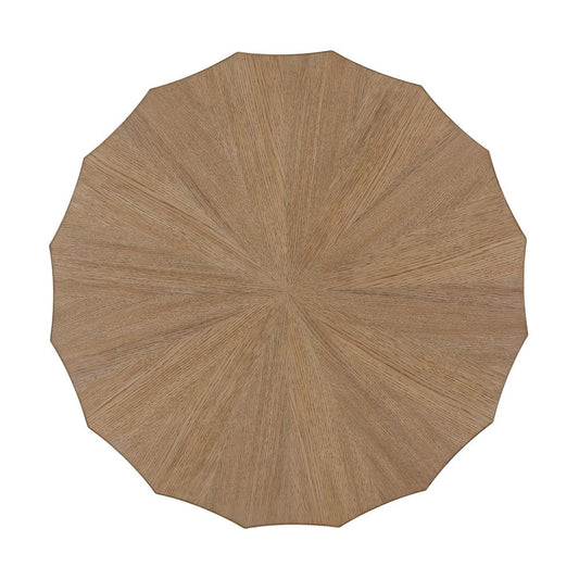 Henry & Mason - Domi Rubberwood End Table with Natural Oak Veneer - DV7222 veiw 2