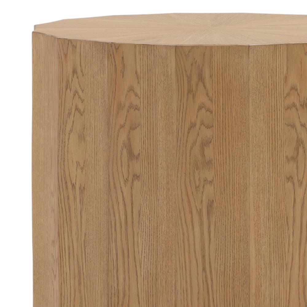 Henry & Mason - Domi Rubberwood End Table with Natural Oak Veneer - DV7222 veiw 3