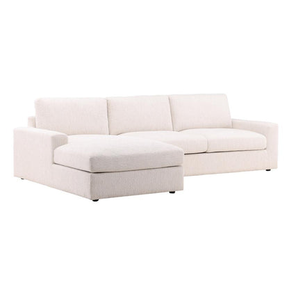 Henry & Mason - Donovan LSF Chaise Sectional in Cream Chenille - DV7474 veiw 1