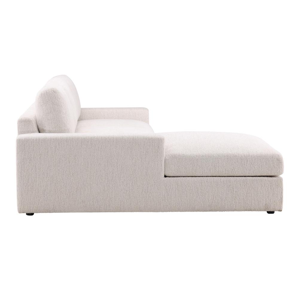 Henry & Mason - Donovan LSF Chaise Sectional in Cream Chenille - DV7474 veiw 3