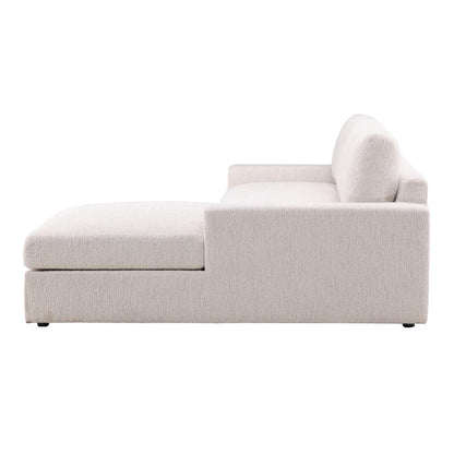 Henry & Mason - Donovan RSF Chaise Sectional in Cream Chenille - DV7475 veiw 2