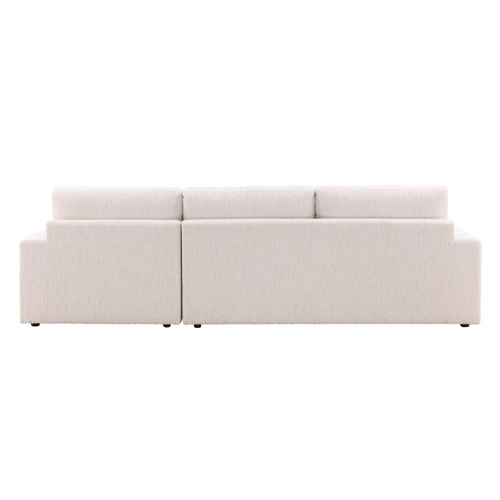 Henry & Mason - Donovan RSF Chaise Sectional in Cream Chenille - DV7475 veiw 3