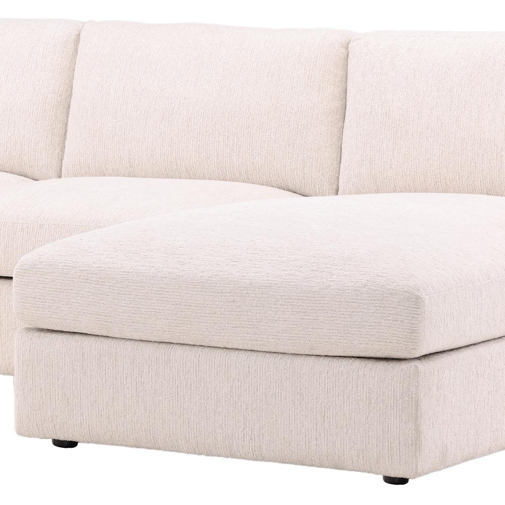Henry & Mason - Donovan RSF Chaise Sectional in Cream Chenille - DV7475 veiw 5