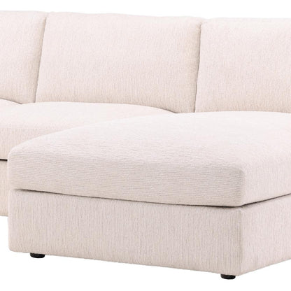 Henry & Mason - Donovan RSF Chaise Sectional in Cream Chenille - DV7475 veiw 5