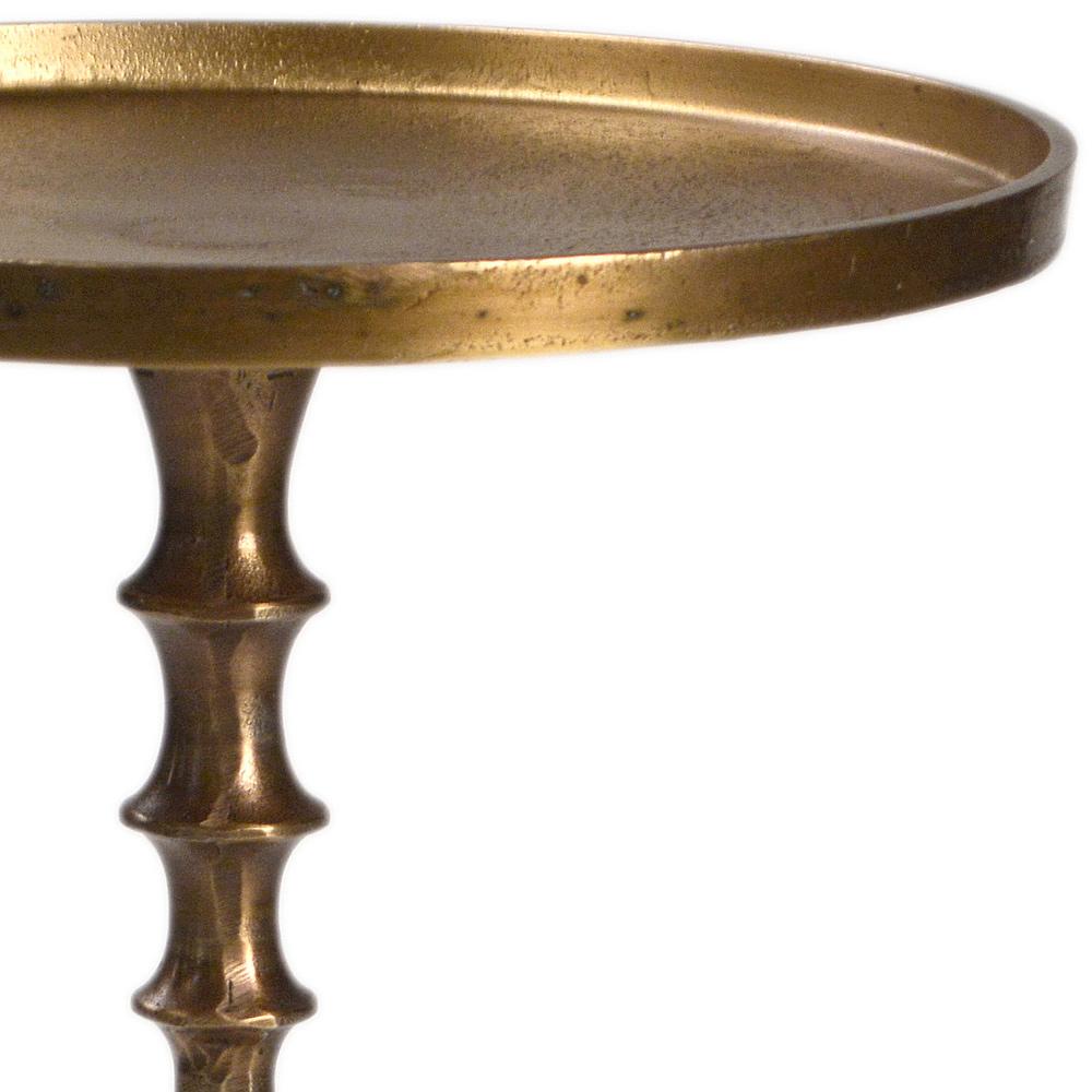 Henry & Mason - Douglas Aluminum Side Table in Antique Brass - DV7788 veiw 3