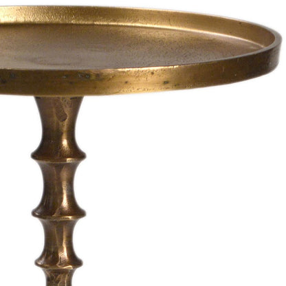 Henry & Mason - Douglas Aluminum Side Table in Antique Brass - DV7788 veiw 3