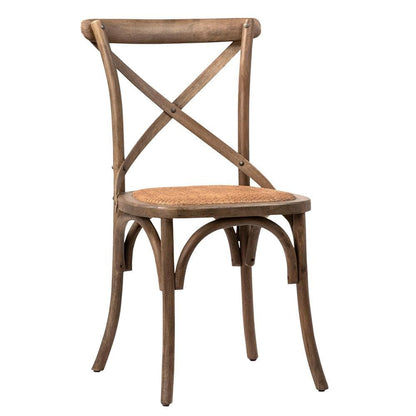 Henry & Mason - Dover Oak and Rattan Dining Chair in Natural Finish - DV7881 veiw 1