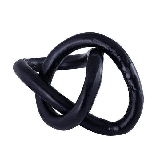 Henry & Mason - Dreisner Cast Aluminum Rings Sculpture in Black - DV7825 veiw 1