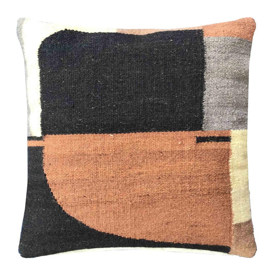 Henry & Mason - Drew 20in Handwoven Multicolor Wool Throw Pillow - DV7501 veiw 1