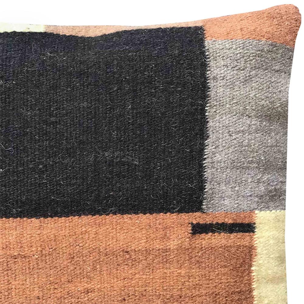 Henry & Mason - Drew 20in Handwoven Multicolor Wool Throw Pillow - DV7501 veiw 2