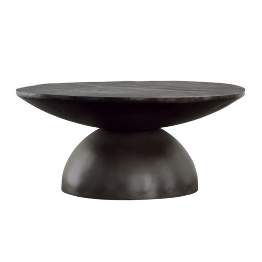 Henry & Mason - Ebony Mango Wood and Iron Coffee Table in Black Sandblasted Finish - DV7908 veiw 1