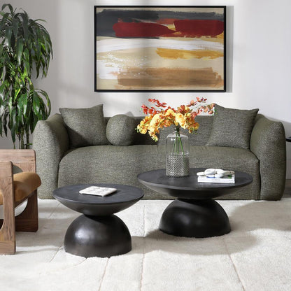Henry & Mason - Ebony Mango Wood and Iron Coffee Table in Black Sandblasted Finish - DV7908 veiw 4