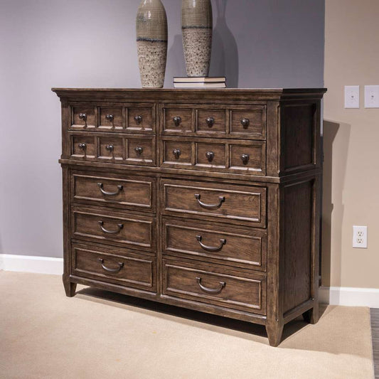 Henry & Mason - Eden Dale 10 Drawer Chesser in Saddle Brown - AFA02220 view 1