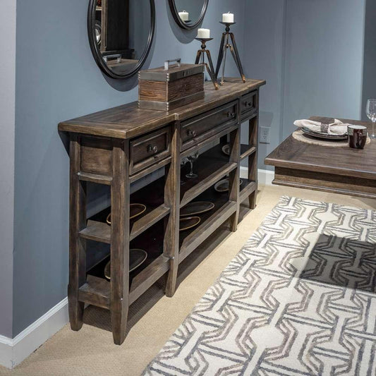 Henry & Mason - Eden Dale Hall Console Table in Saddle Brown - AFA02218 view 1