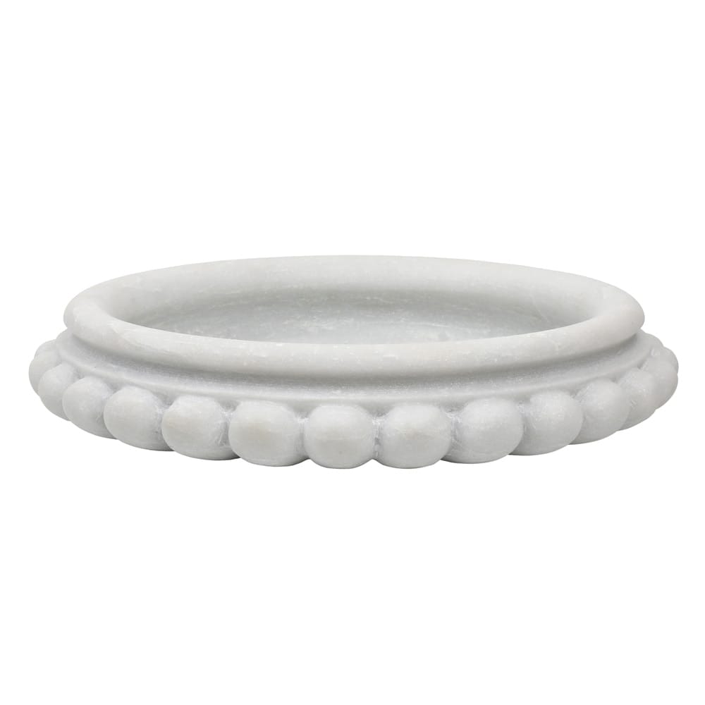 Henry & Mason - Elise Marble Bowl in White - DV7018 veiw 1