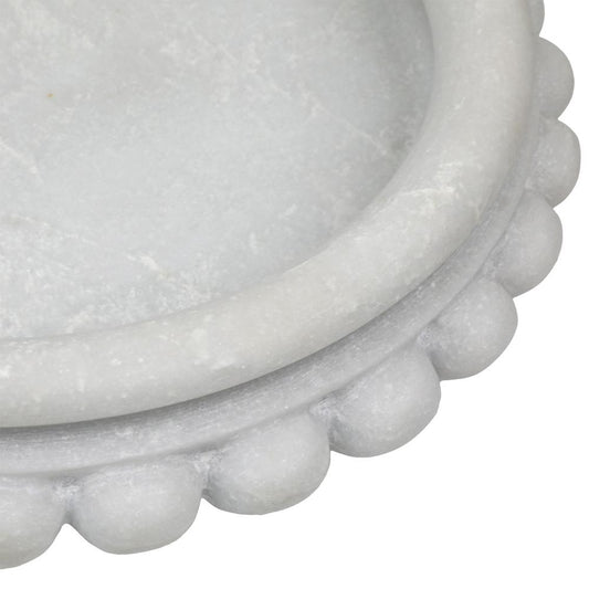 Henry & Mason - Elise Marble Bowl in White - DV7018 veiw 2