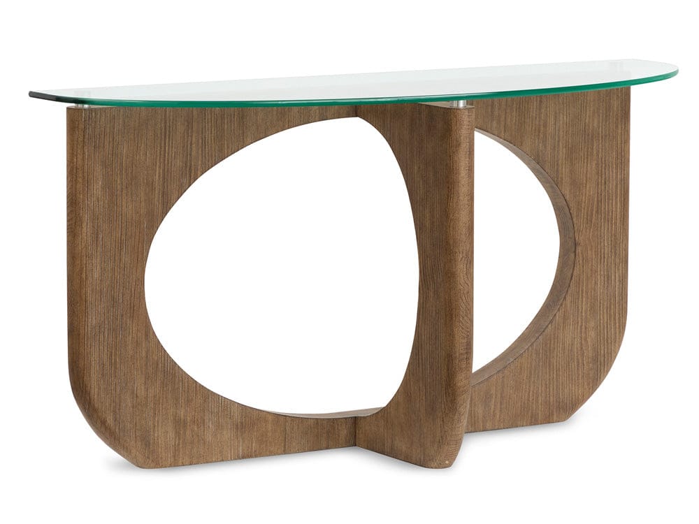 Henry & Mason  -  Ellara Almond Demilune Sofa Table  - AFA01043 view 1