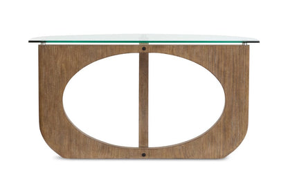 Henry & Mason  -  Ellara Almond Demilune Sofa Table  - AFA01043 view 3