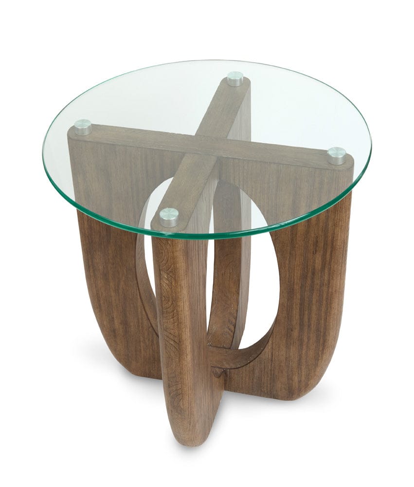 Henry & Mason  -  Ellara Almond Round End Table  - AFA01045 view 2