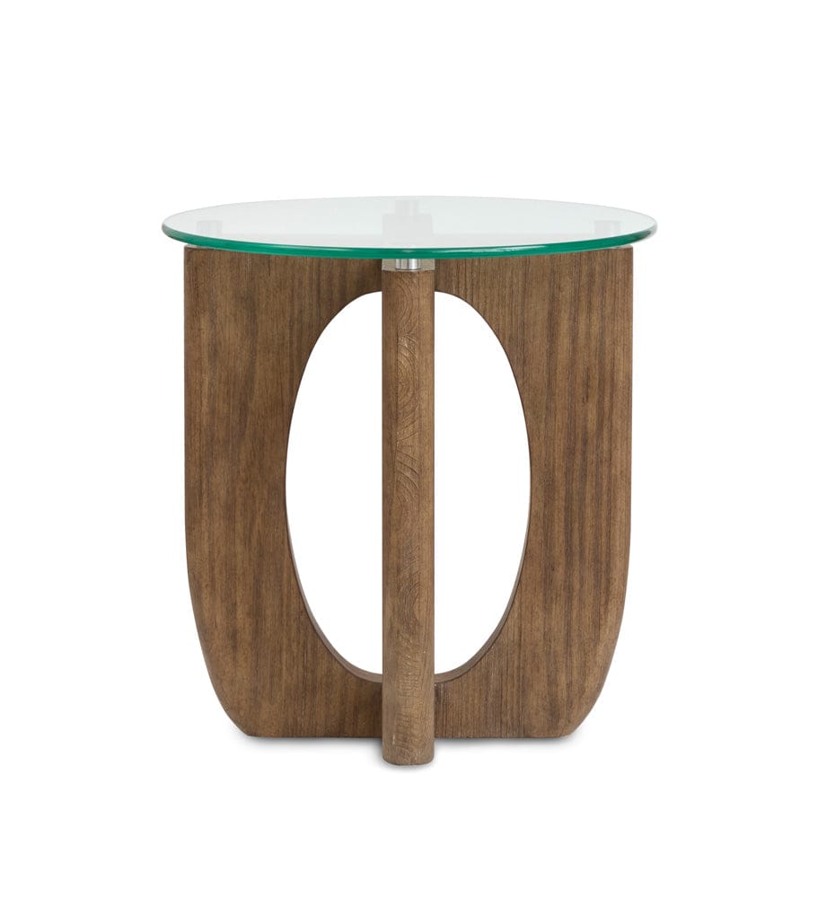 Henry & Mason  -  Ellara Almond Round End Table  - AFA01045 view 4