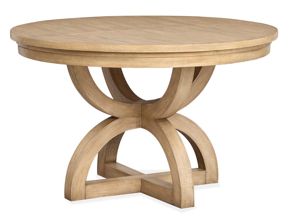 Henry & Mason  -  Ellingford Honey Maple Extendable 48" Round Dining Table  - AFA00910 view 1