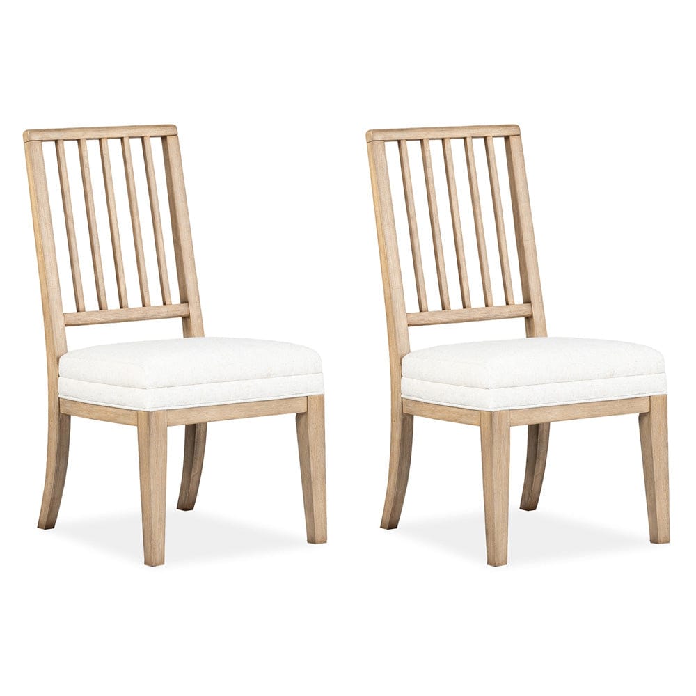 Henry & Mason  -  Ellingford Honey Maple Upholstered Side Chair (Set of 2)  - AFA00913 view 1