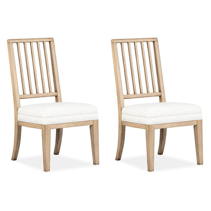 Henry & Mason  -  Ellingford Honey Maple Upholstered Side Chair (Set of 2)  - AFA00913 view 1