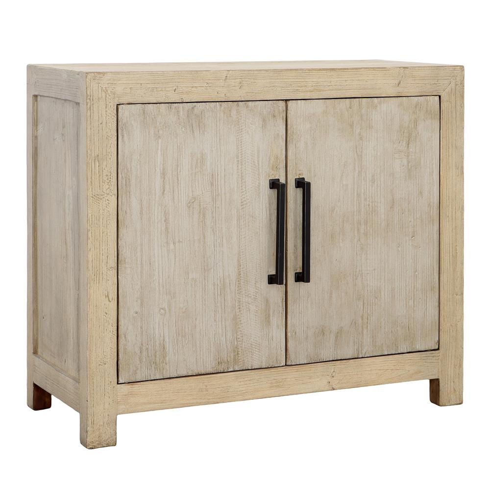 Henry & Mason - Elliot Reclaimed Pine Wood 2 Door Sideboard in a Light Warm Wash Finish - DV7452 veiw 1