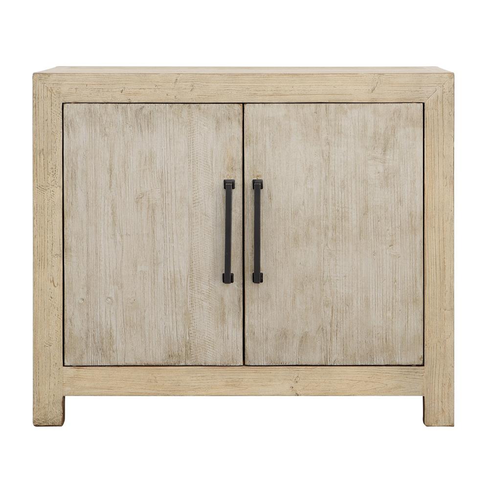 Henry & Mason - Elliot Reclaimed Pine Wood 2 Door Sideboard in a Light Warm Wash Finish - DV7452 veiw 2