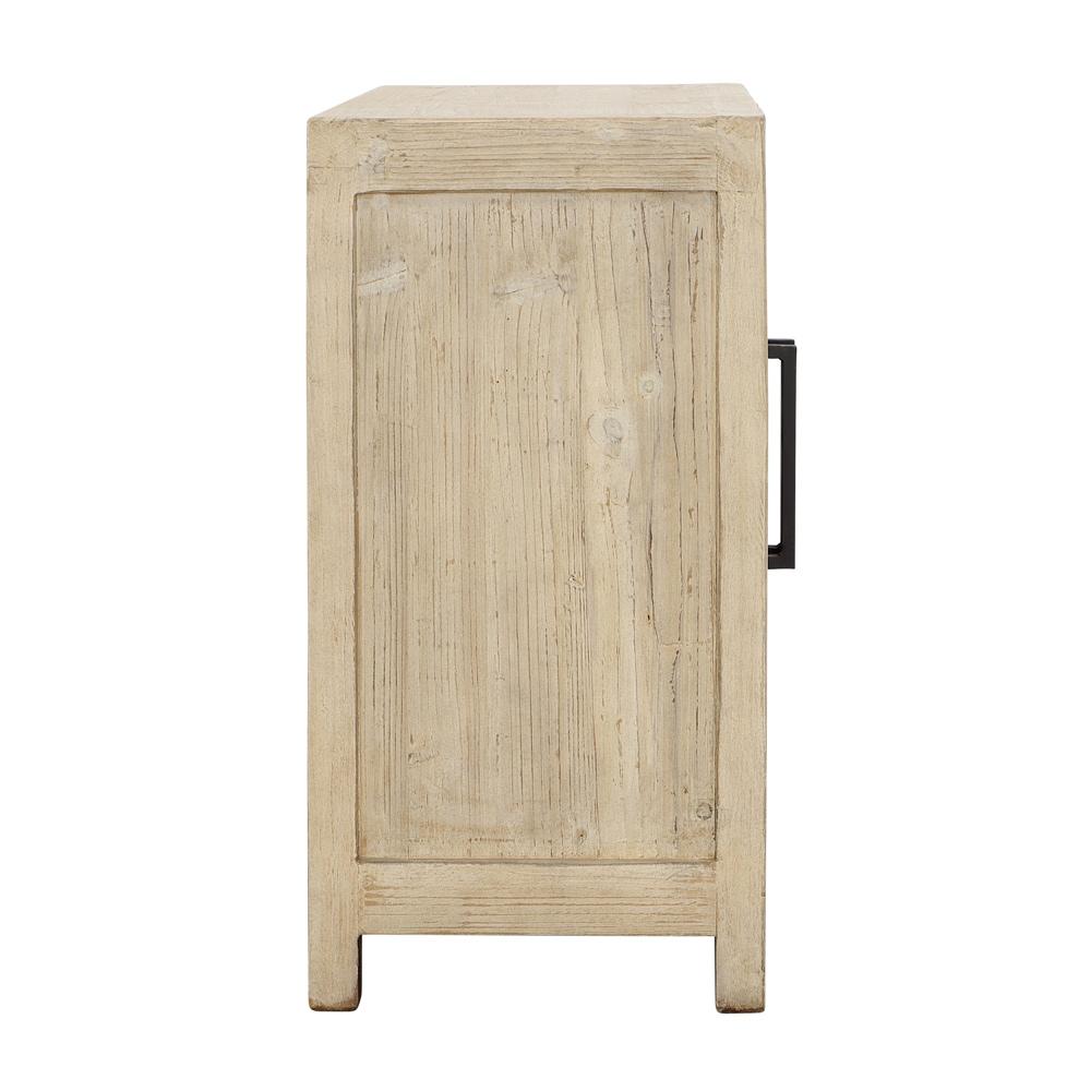 Henry & Mason - Elliot Reclaimed Pine Wood 2 Door Sideboard in a Light Warm Wash Finish - DV7452 veiw 3