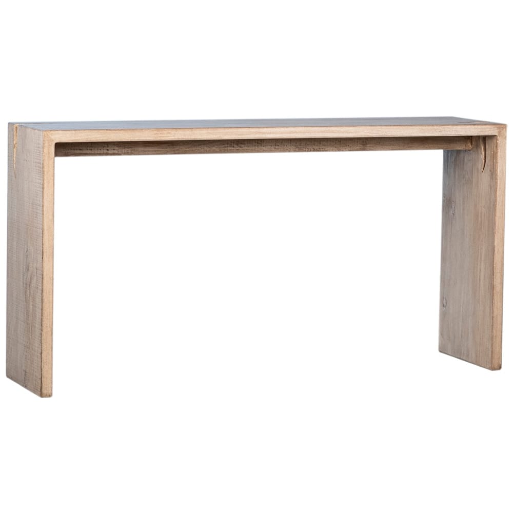 Henry & Mason - Elliot Reclaimed Pine Wood Console Table in a Light Warm Wash Finish - DV7872 veiw 1