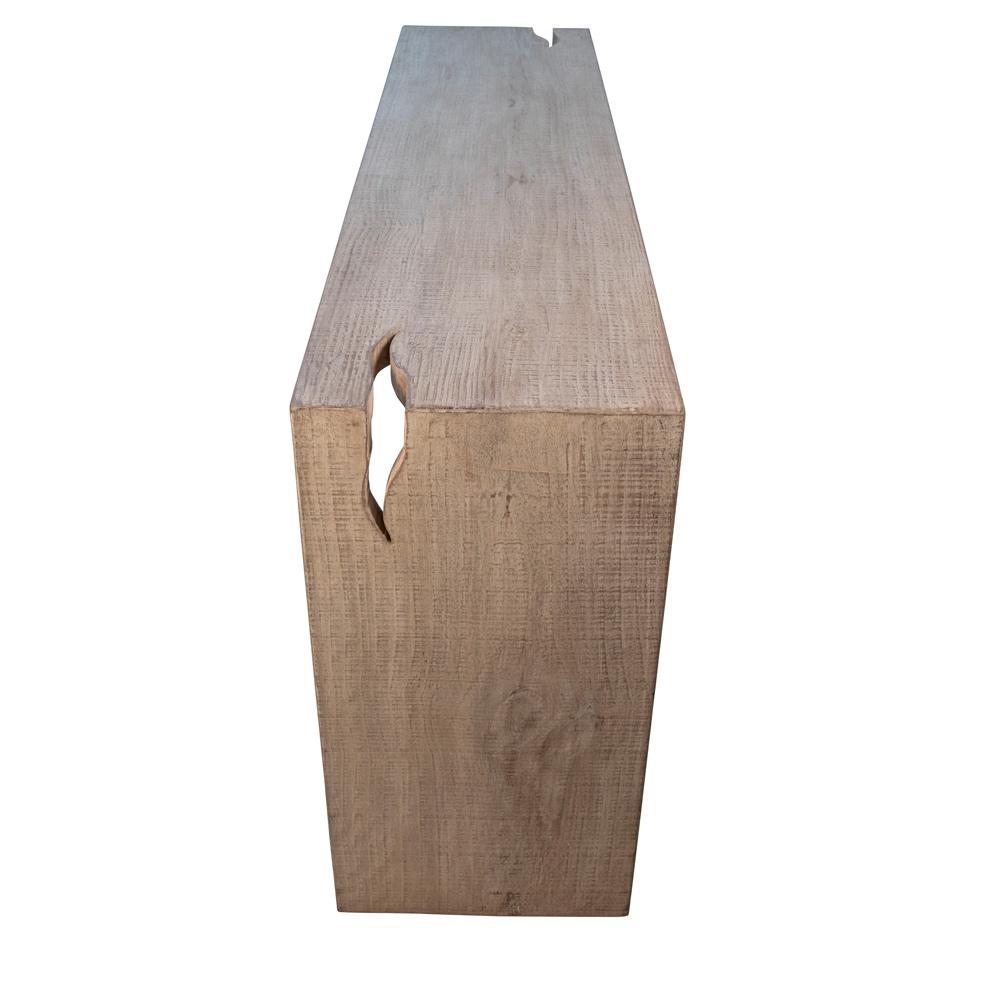 Henry & Mason - Elliot Reclaimed Pine Wood Console Table in a Light Warm Wash Finish - DV7872 veiw 5