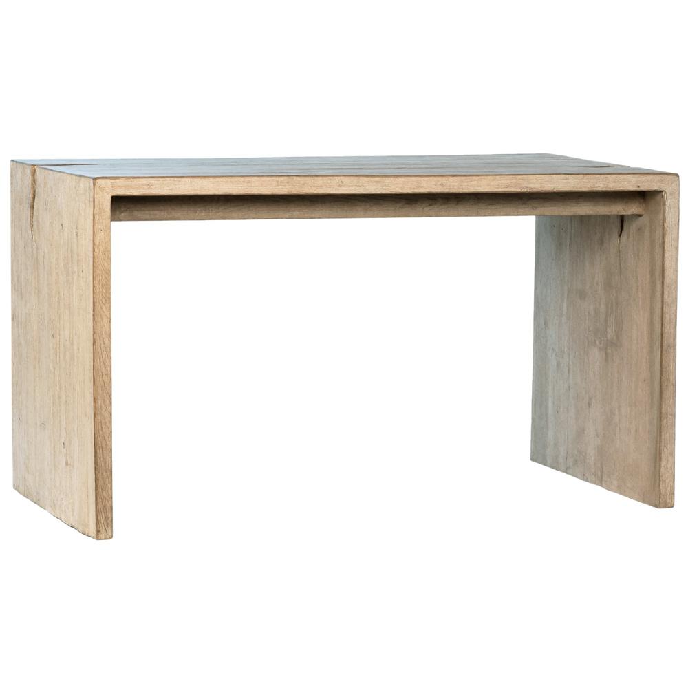 Henry & Mason - Elliot Reclaimed Pine Wood Desk in a Light Warm Wash Finish - DV7867 veiw 1