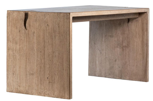 Henry & Mason - Elliot Reclaimed Pine Wood Desk in a Light Warm Wash Finish - DV7867 veiw 2